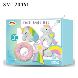 Rainbow Unicorn Felt Sewing Pack - SML20061