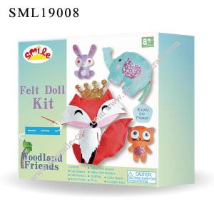 Felt Doll Sewing Kit-Woodland Friends - SML19008